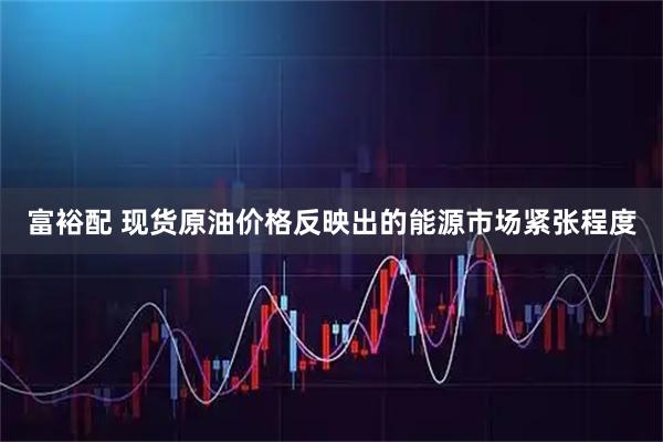 富裕配 现货原油价格反映出的能源市场紧张程度