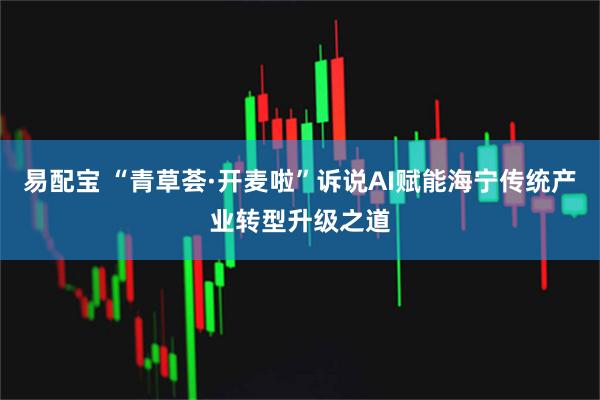 易配宝 “青草荟·开麦啦”诉说AI赋能海宁传统产业转型升级之道