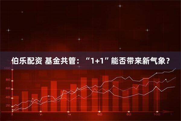 伯乐配资 基金共管：“1+1”能否带来新气象？