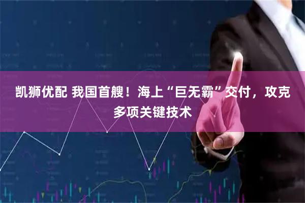 凯狮优配 我国首艘！海上“巨无霸”交付，攻克多项关键技术