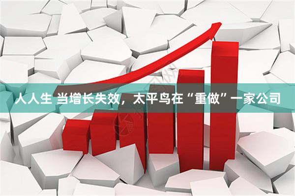 人人生 当增长失效，太平鸟在“重做”一家公司