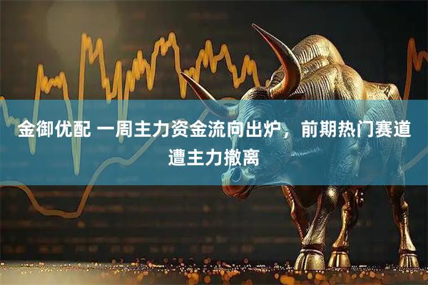 金御优配 一周主力资金流向出炉,前期热门赛道遭主力撤离